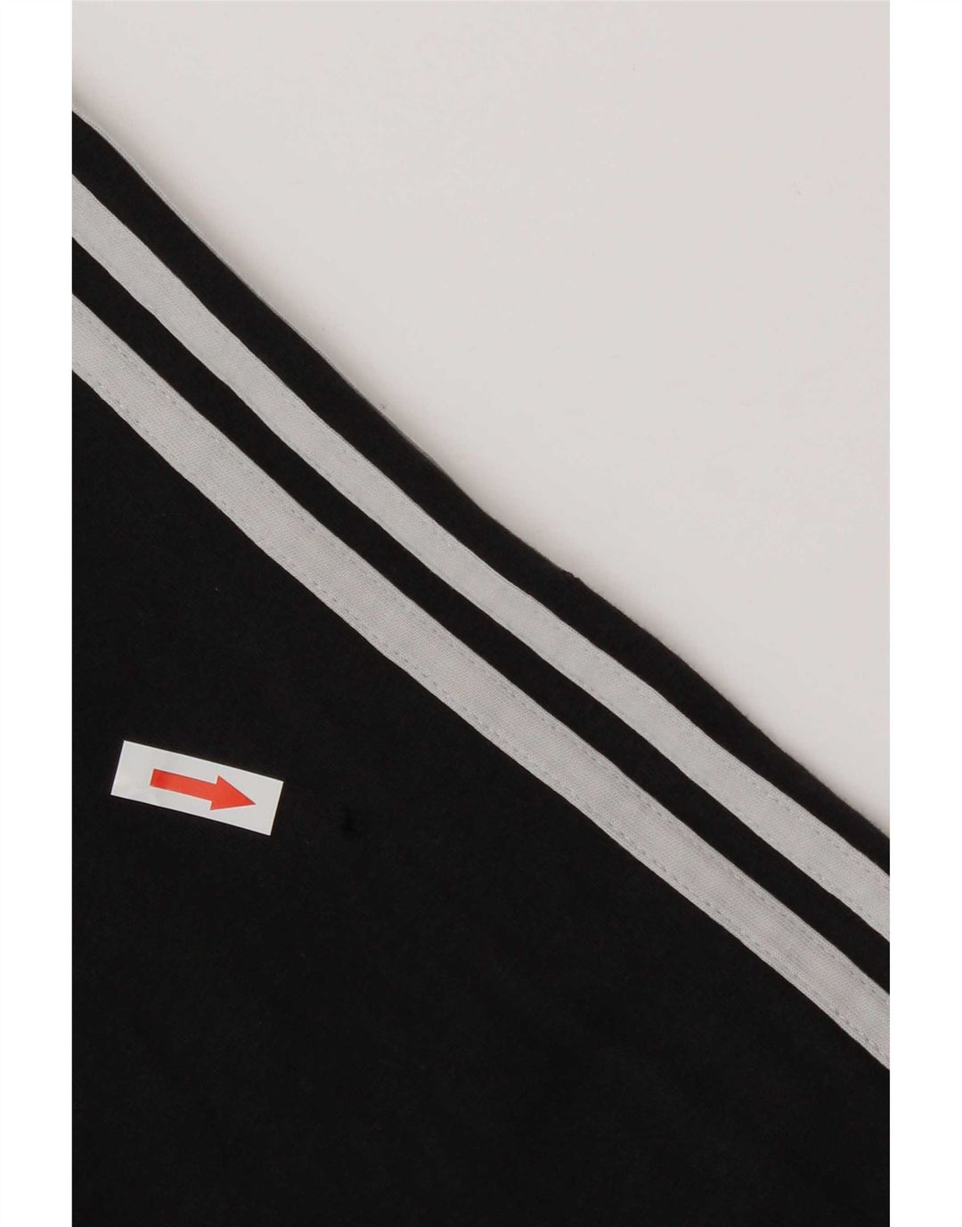 Top Adidas da uomo a manica lunga piccolo in cotone nero