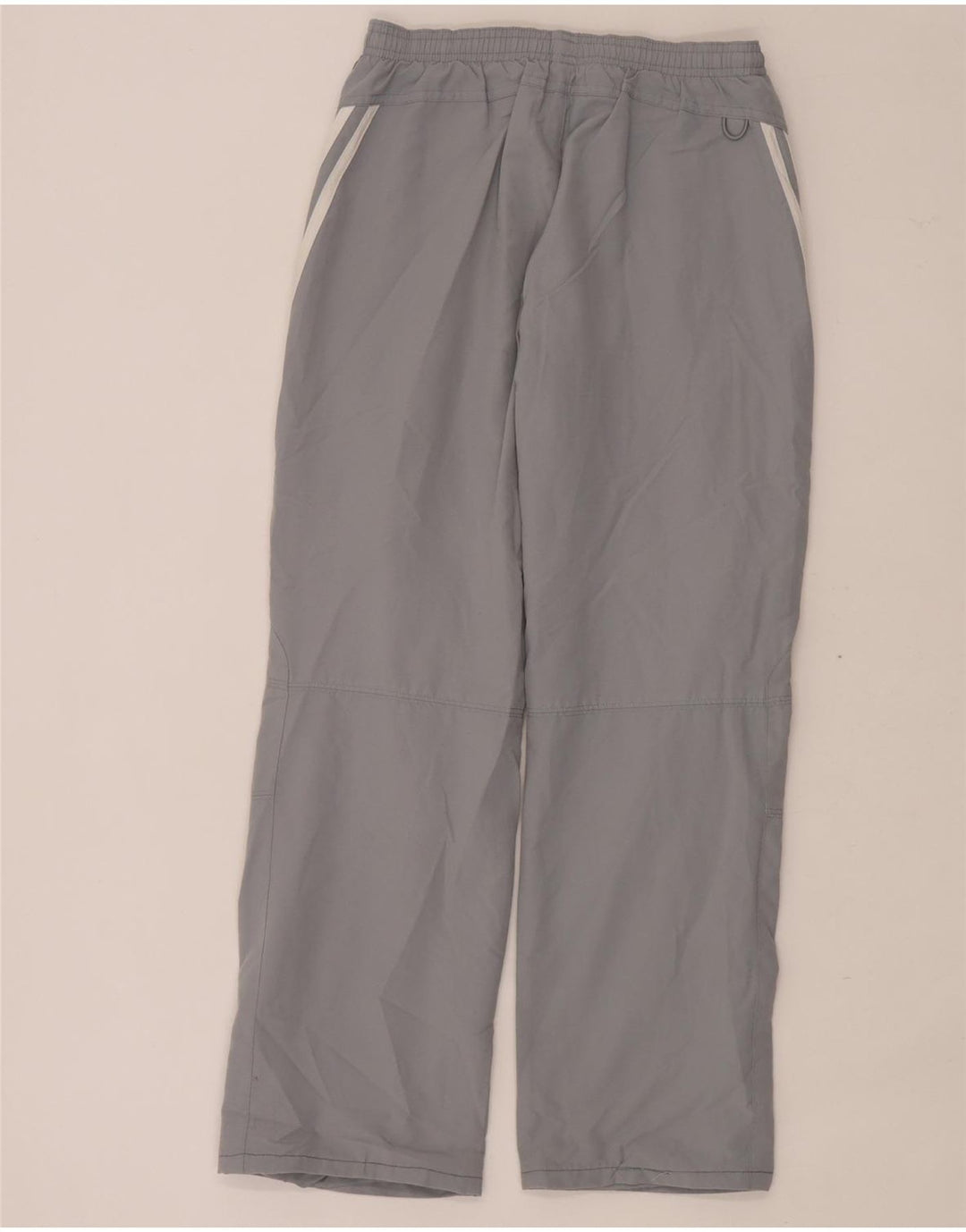 Pantaloni della tuta da ragazzo Adidas 11-12 anni in poliestere grigio
