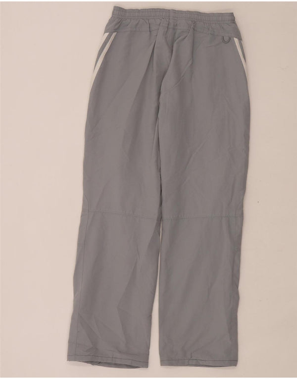 Pantaloni della tuta da ragazzo Adidas 11-12 anni in poliestere grigio