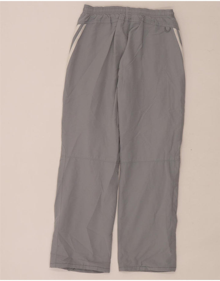 Pantaloni della tuta da ragazzo Adidas 11-12 anni in poliestere grigio
