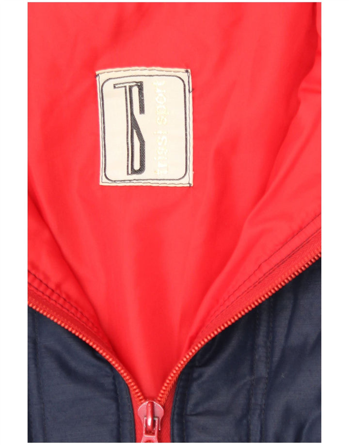 Giacca imbottita da donna Trissi UK 14 medio blu navy
