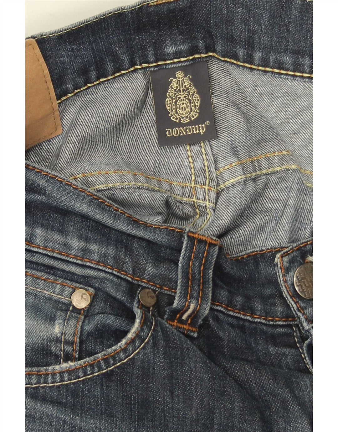 Dondup Jeans Slim Donna W30 L32 Cotone Blu