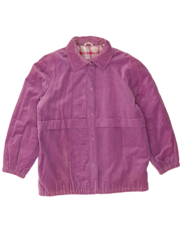 Vintage Girls Oversized Corduroy Jacket 14-15 Years Purple