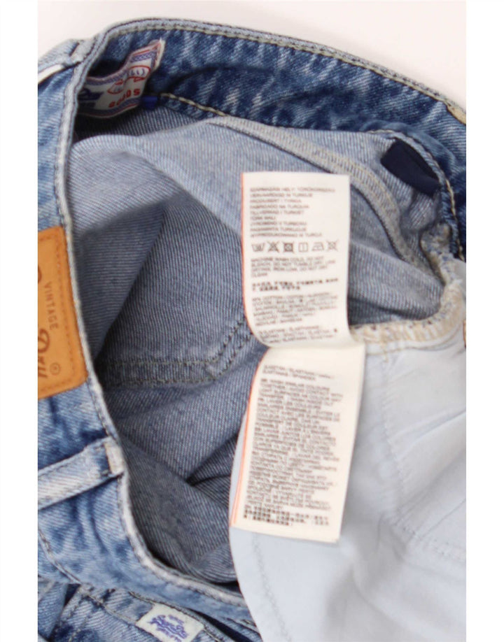 Pantaloncini di jeans da donna Superdry W28 cotone blu medio