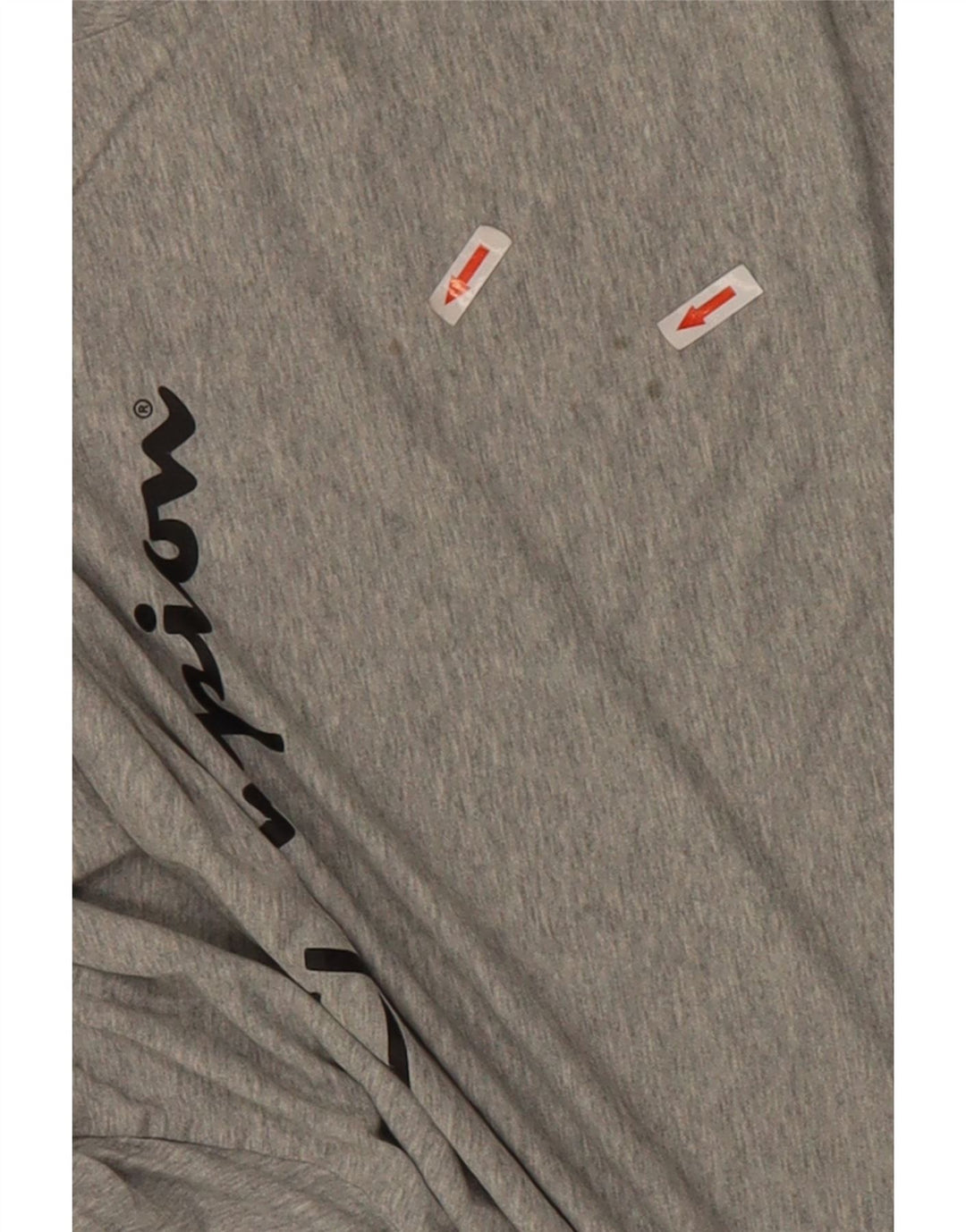 T-shirt grafica da uomo Champion Top 2XL cotone grigio