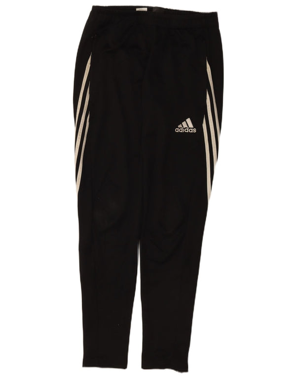 Pantaloni da tuta Adidas Climalite da uomo piccoli in poliestere nero