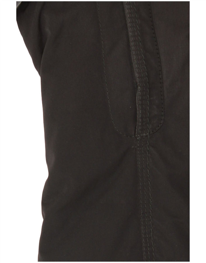 PEUTEREY Giubbotto Imbottito con Cappuccio Donna IT 42 Medium Nero Poliammide