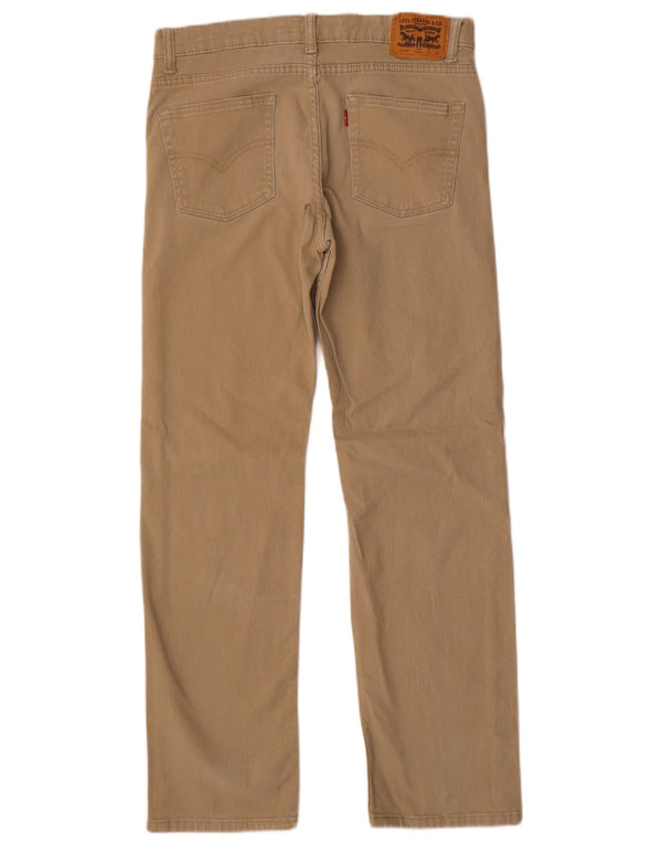 Levi's Ragazzi 514 Pantaloni casual dritti 15-16 anni W30 L30 Cotone beige