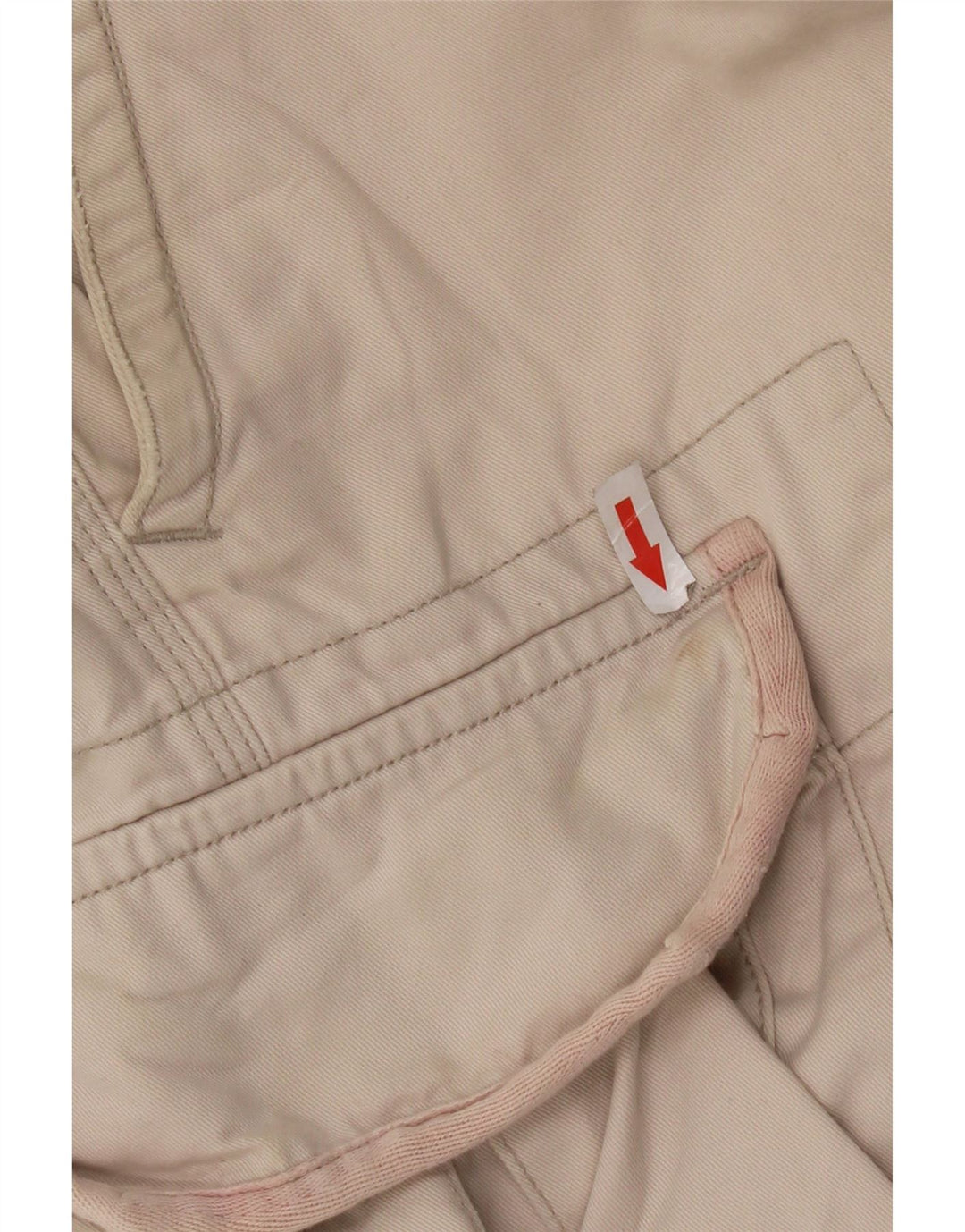 Pantaloncini cargo da uomo Ralph Lauren W40 XL in cotone beige