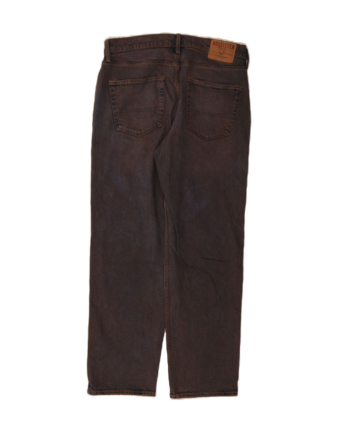HOLLISTER Mens Straight Jeans W32 L32 Blue Cotton Vintage Hollister and Second-Hand Hollister from Messina Hembry 