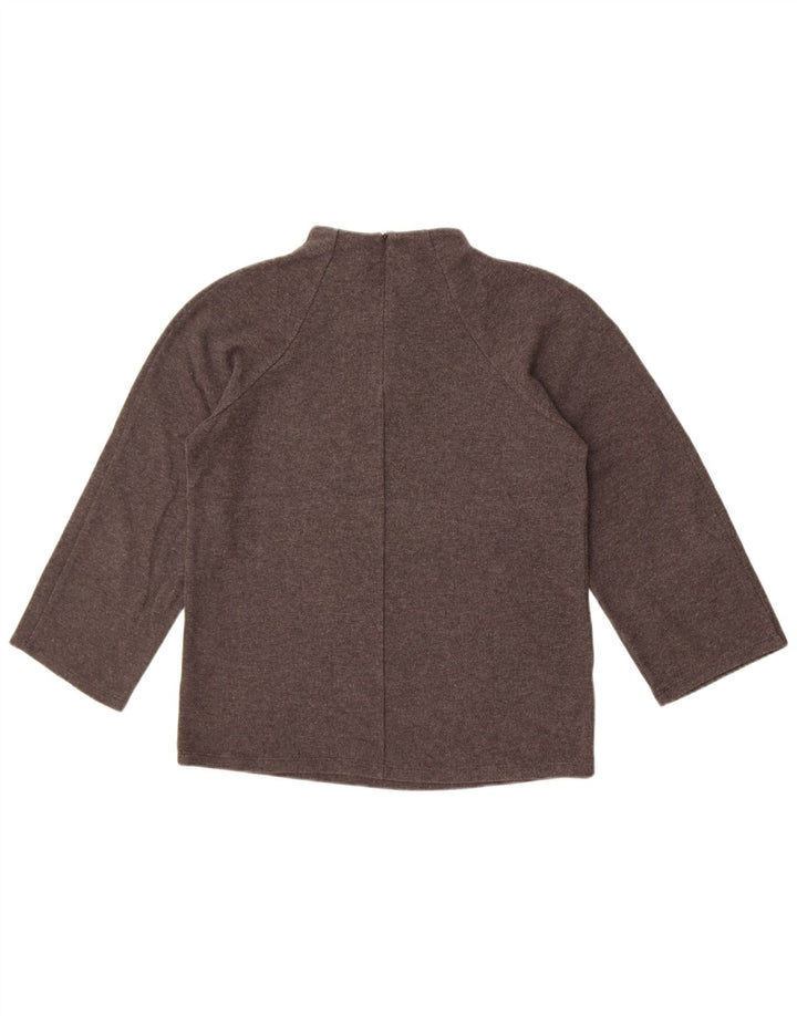 Maglione maglione a collo alto da donna Marks & Spencer UK 12 Grigio medio