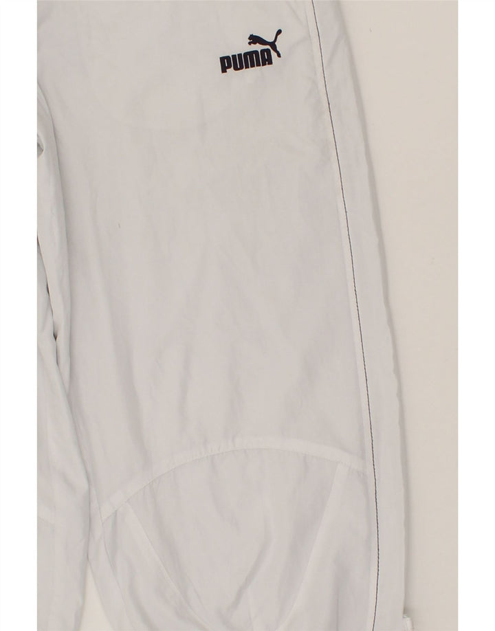 PUMA Boys Graphic Bermuda Sport Shorts 15-16 Years Off White Polyester Vintage Puma and Second-Hand Puma from Messina Hembry 