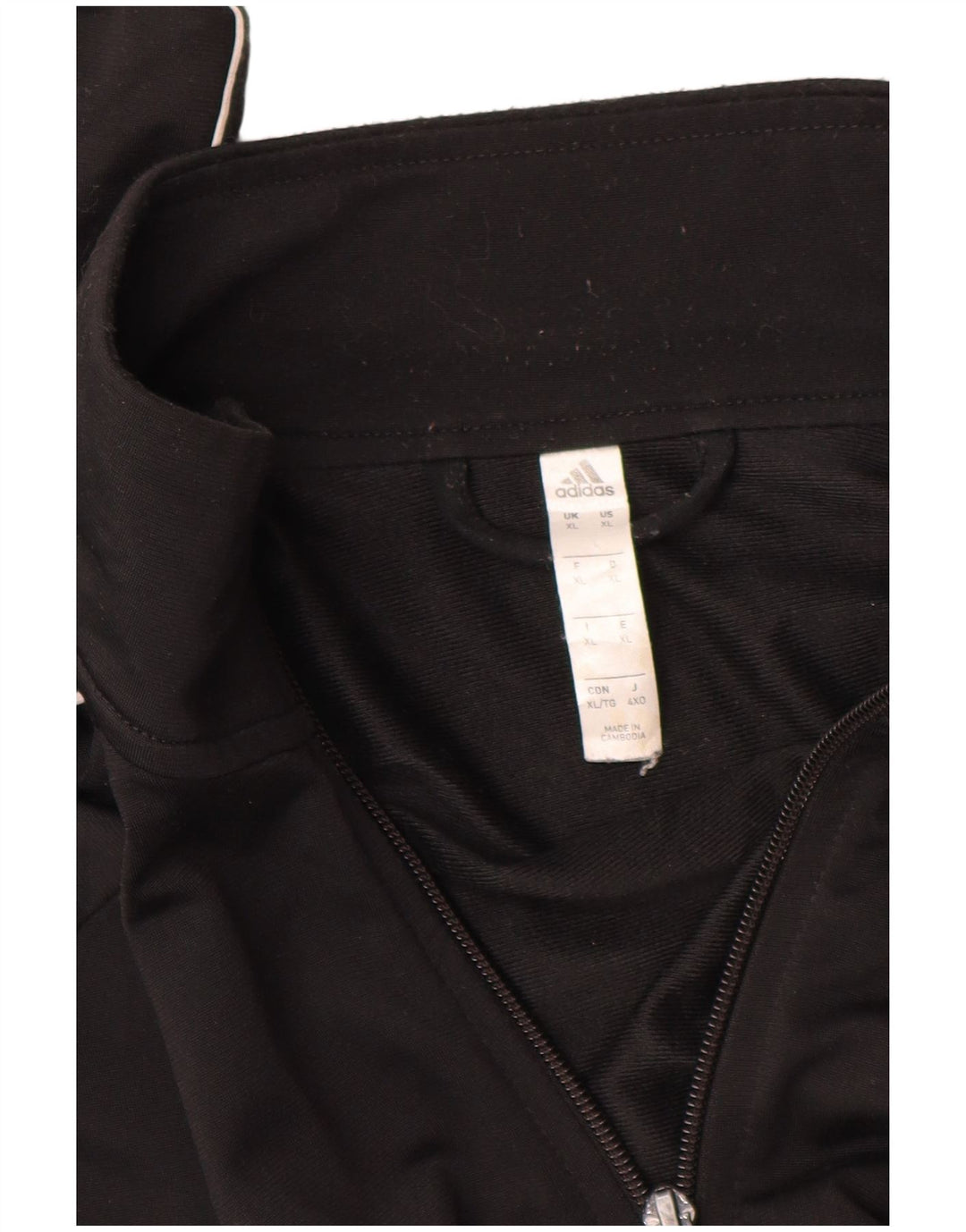 Giacca da tuta da uomo ADIDAS XL nera