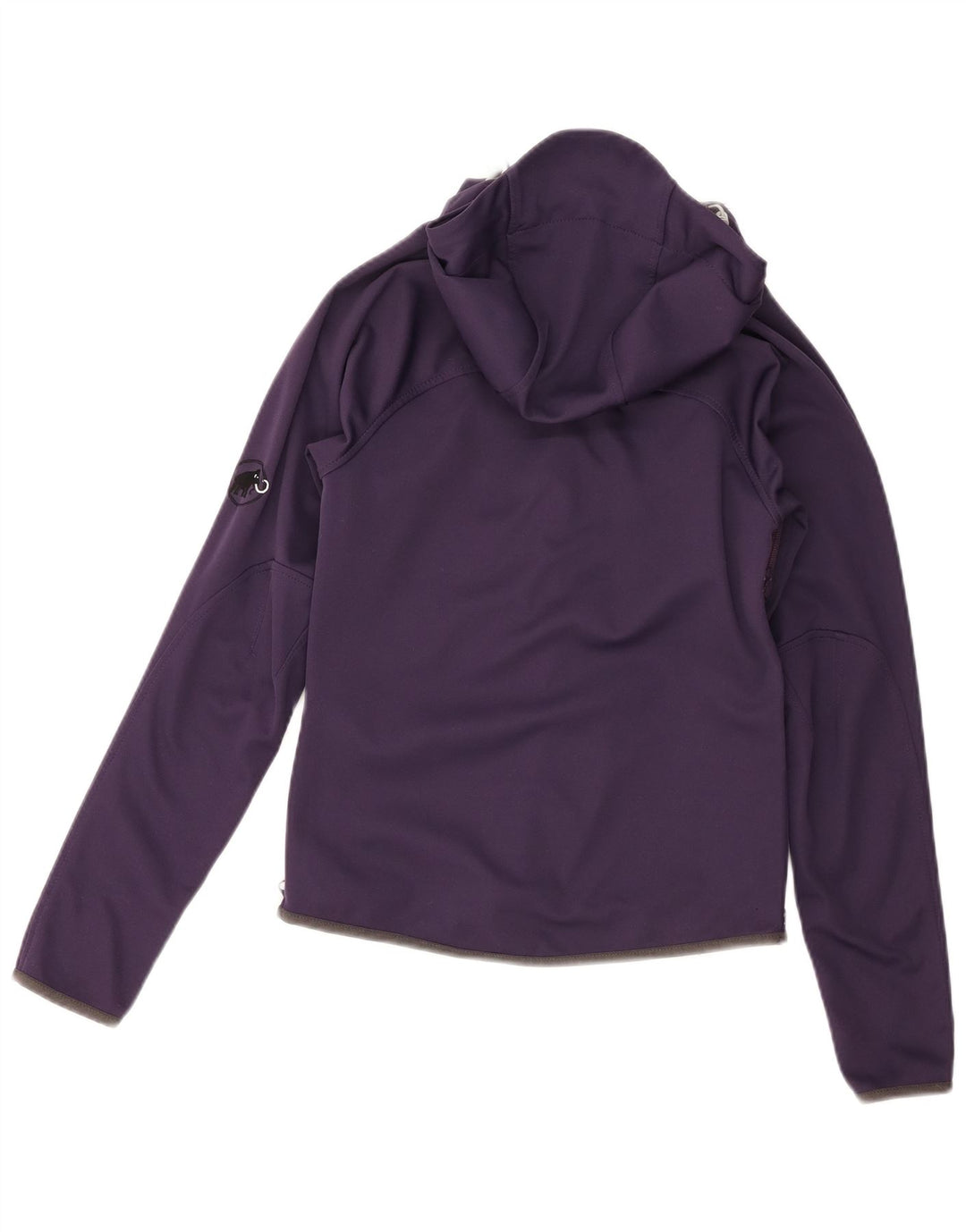 Giacca da ginnastica con cappuccio da donna Mammut UK 6 XS poliestere viola