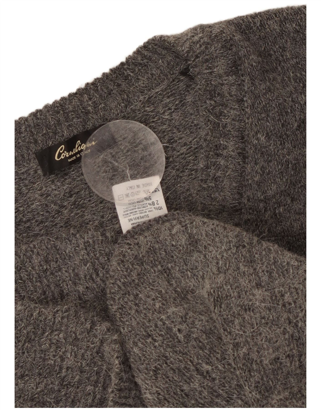 CORNELIANI Canotta da uomo Canotta 2XL Lana di alpaca grigia