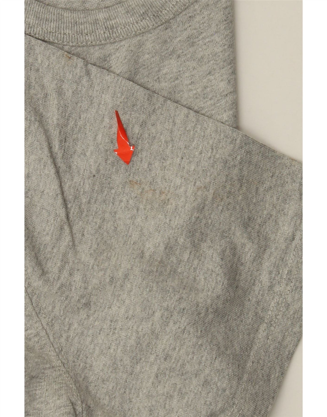 CHAMPION T-shirt Heritage da uomo Top grande in cotone chiazzato grigio