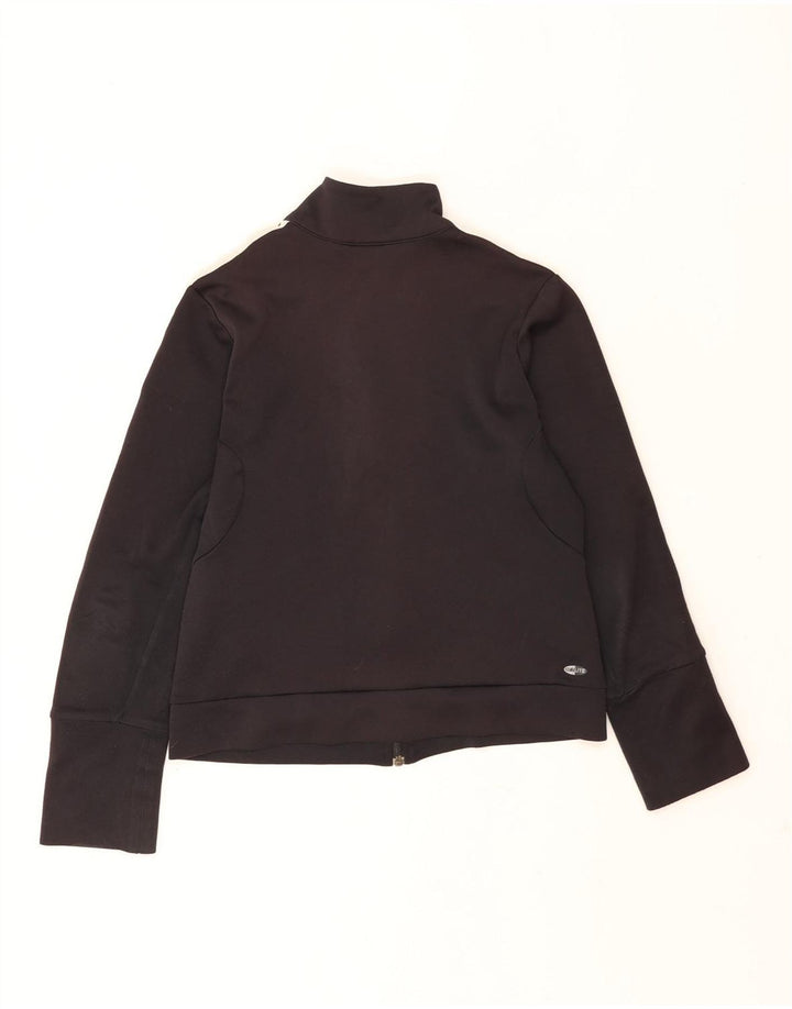 Giacca da ginnastica Adidas Climalite Crop da donna UK 12 media nera