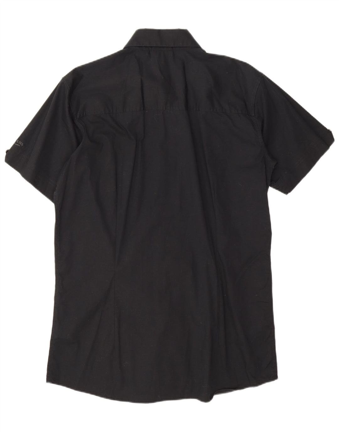 Camicia a maniche corte da uomo Lee 2XL cotone nero
