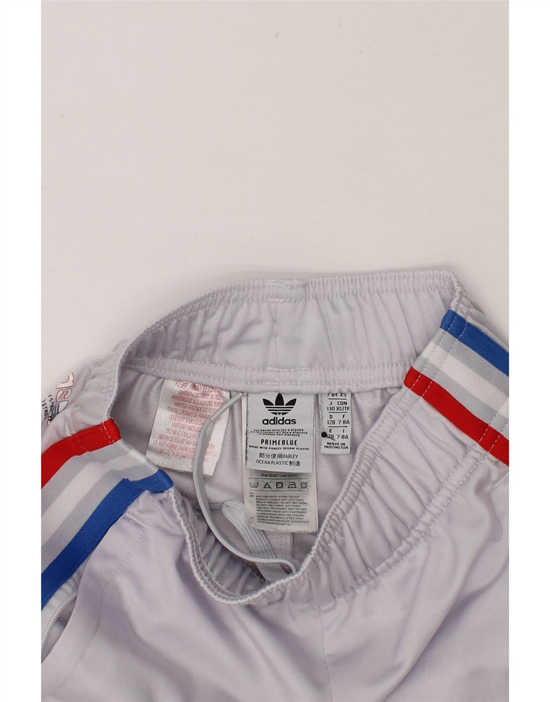 ADIDAS Boys Tracksuit Trousers Joggers 7-8 Years  Grey Polyester Vintage Adidas and Second-Hand Adidas from Messina Hembry 