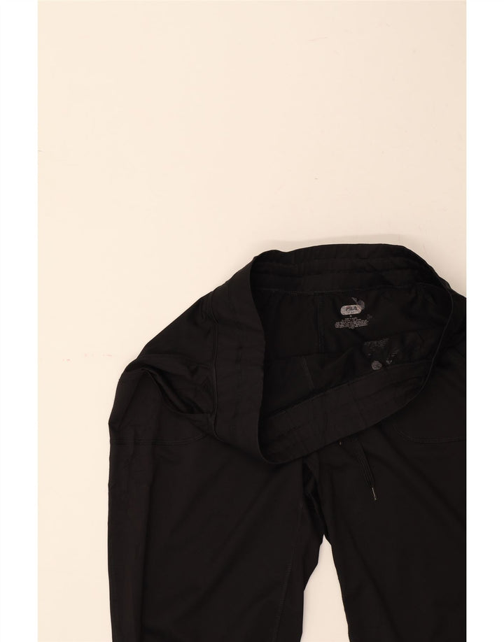 FILA Womens Tracksuit Trousers UK 18 XL  Black Polyester Vintage Fila and Second-Hand Fila from Messina Hembry 