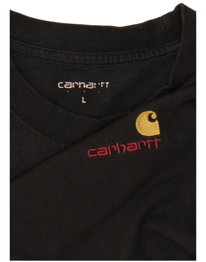 T-shirt Carhartt da uomo grande nera