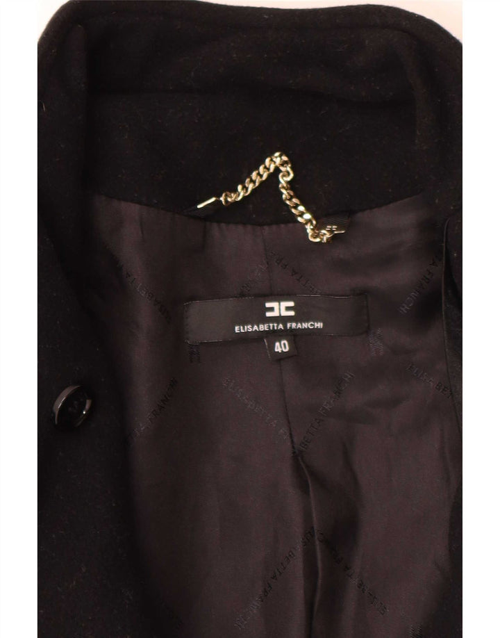 Cappotto Oversize Donna Elisabetta Franchi IT 40 Small Nero