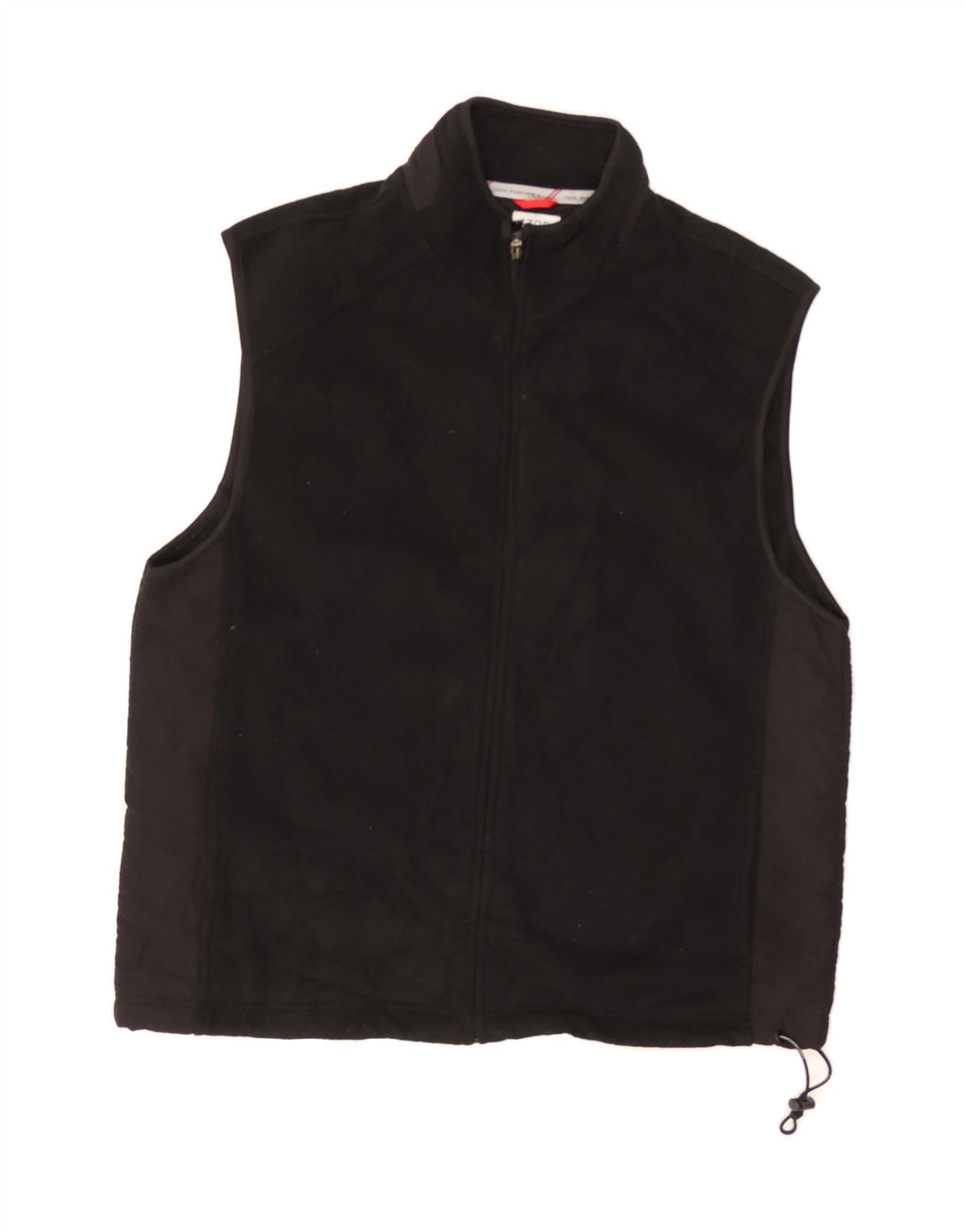 IZOD Mens Izod Fleece Gilet UK 42 XL Black Polyester Vintage Izod and Second-Hand Izod from Messina Hembry 