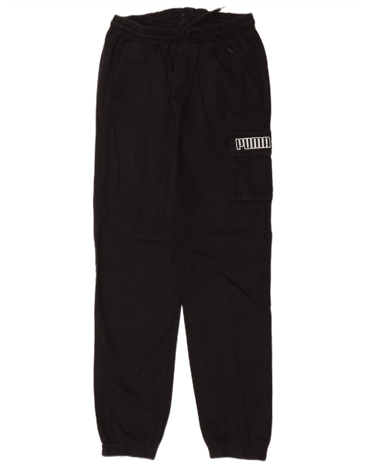 Pantaloni da tuta da uomo con grafica Puma Cargo Graphic Joggers Medium Black Cotton
