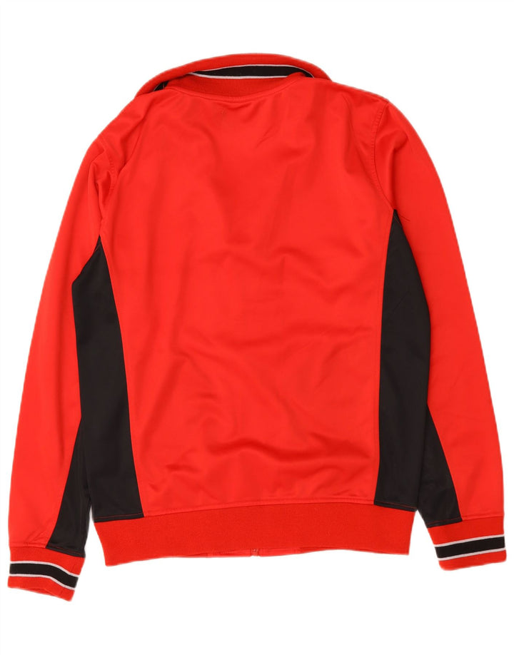 Giacca da tuta da uomo Kappa grande rossa in poliestere color block