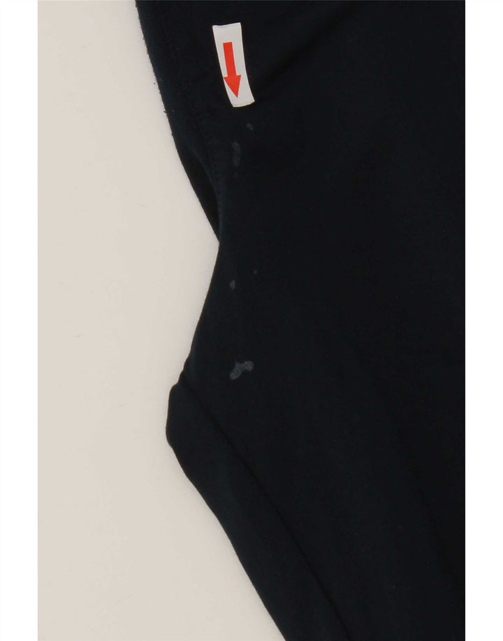 Pantaloni da tuta Nike da uomo, pantaloni da jogging, grandi, in poliestere blu navy