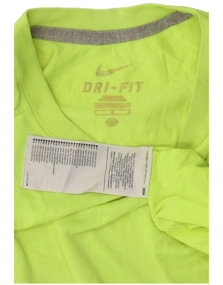 NIKE T-shirt da uomo Dri Fit Top grande verde poliestere