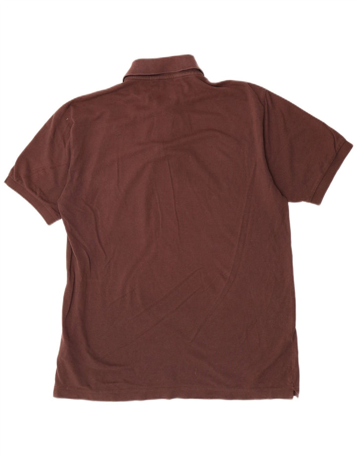 Polo Kappa Uomo Large Marrone In Cotone