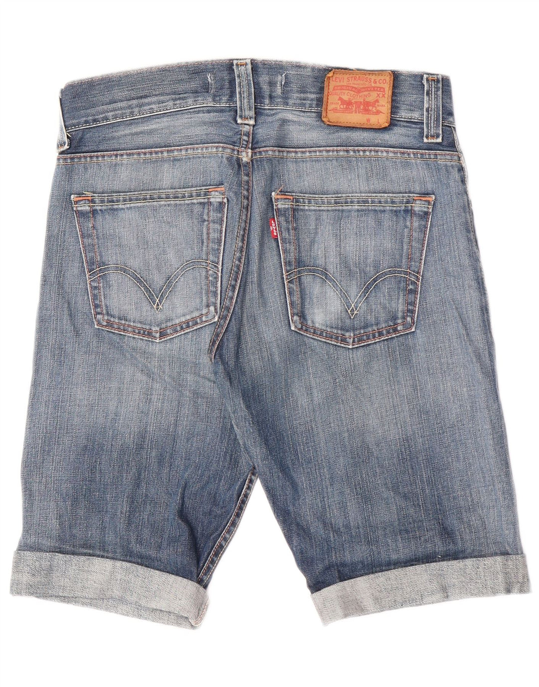 Pantaloncini di jeans Levi's 506 da uomo W31 cotone blu medio