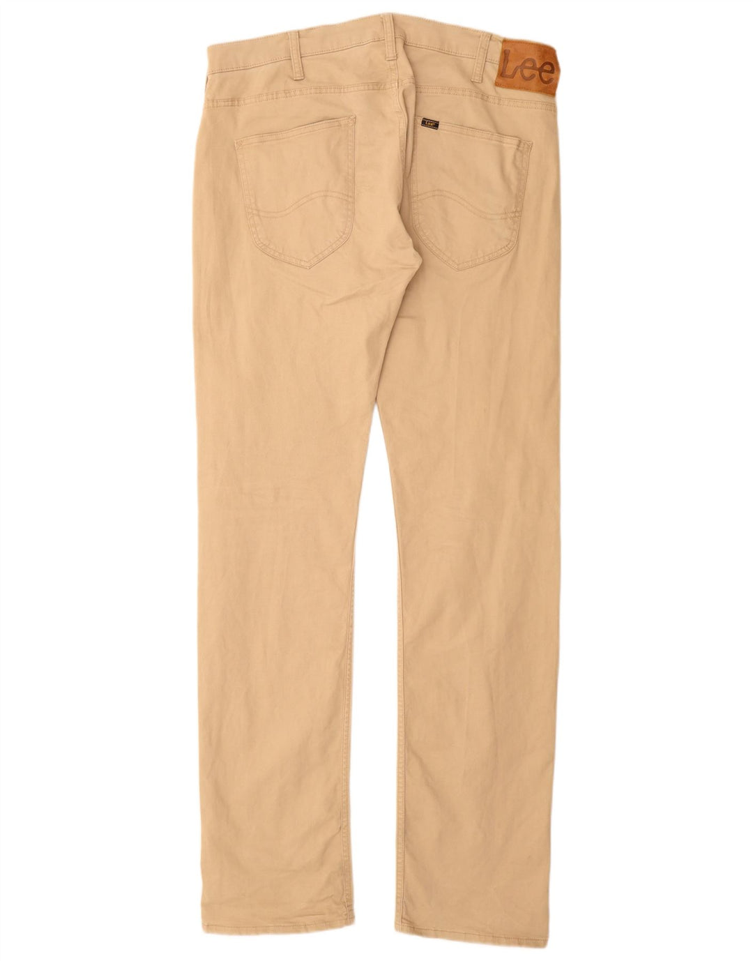 Pantaloni casual dritti Powell da uomo LEE W34 L36 in cotone beige