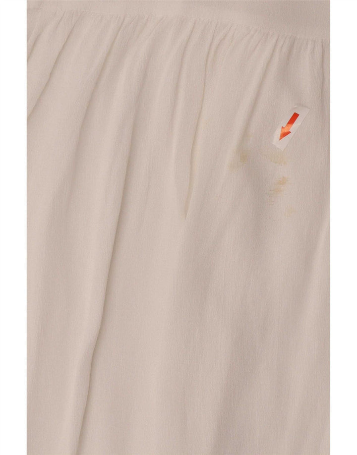 Camicia Zara da donna a maniche lunghe, vestibilità regolare, UK 12, colore bianco medio