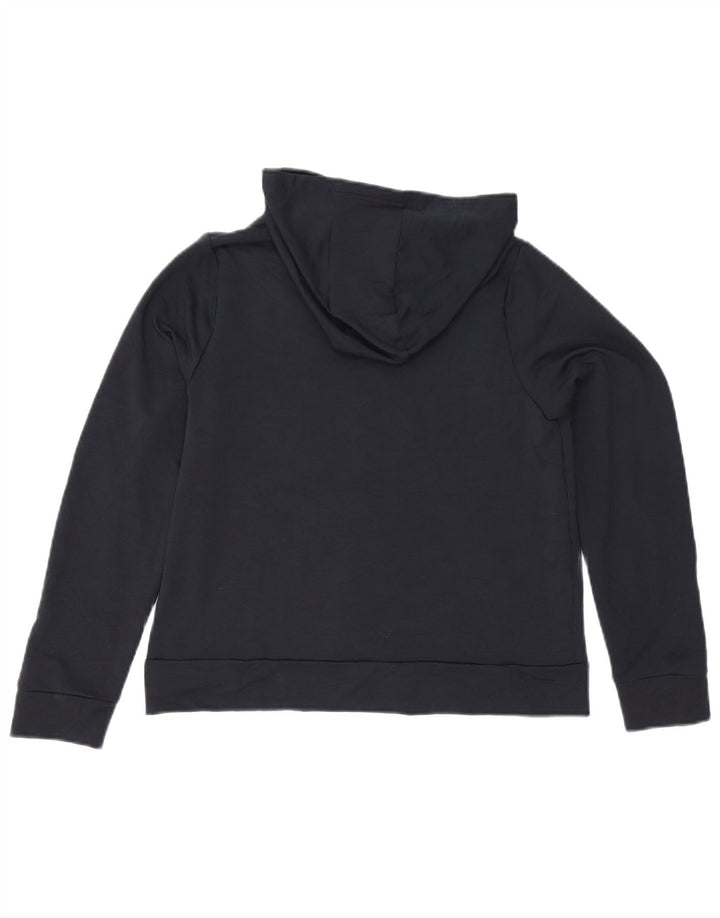 Maglione con cappuccio e zip per ragazzi Under Armour 11-12 anni grande poliestere nero