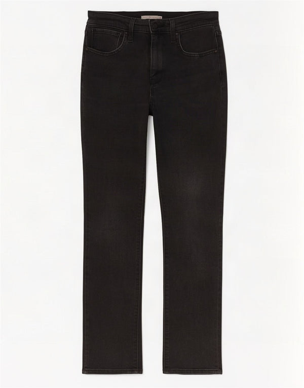 Jeans dritti a vita alta Levi's 724 da donna W30 L30 cotone grigio