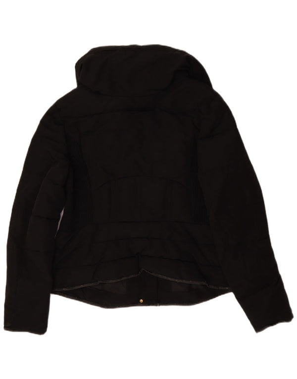 Giacca imbottita corta da donna Zara UK 20 2XL poliestere nero