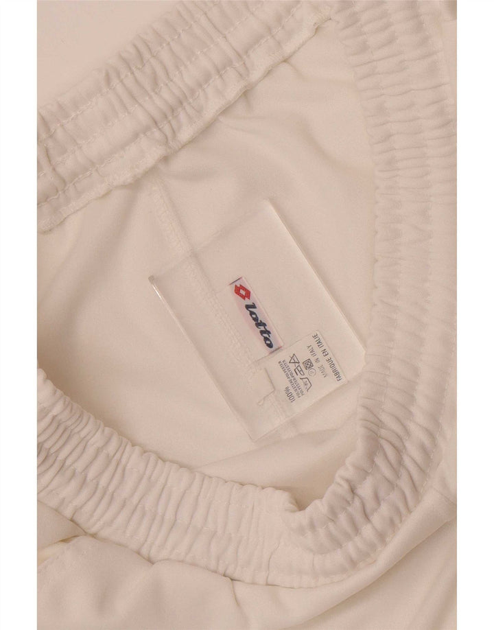 Pantaloncini sportivi da donna Lotto UK 12 Medium White Geometric