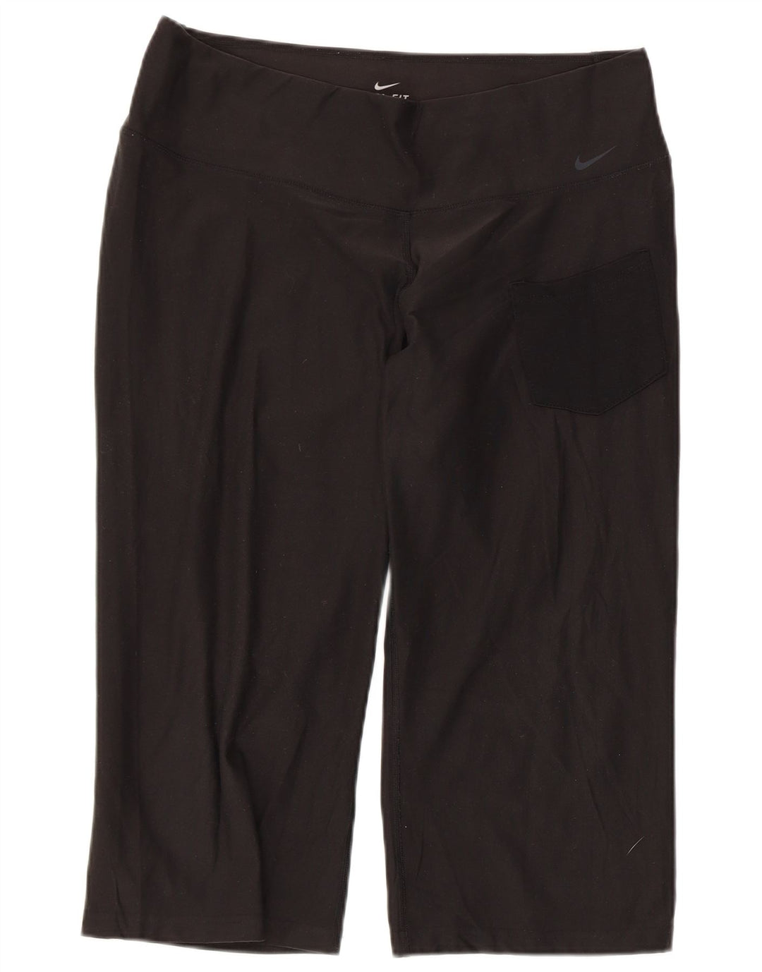 Pantaloncini sportivi Bermuda Dri Fit da donna NIKE UK 16 grandi neri