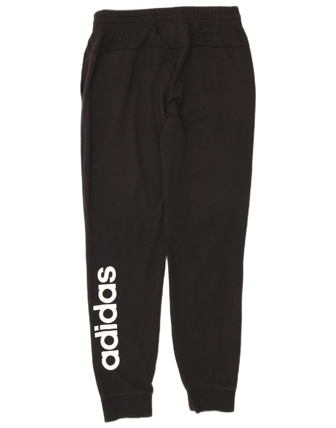 Pantaloni da tuta con grafica ADIDAS da donna Joggers UK 12/14 Medio Nero