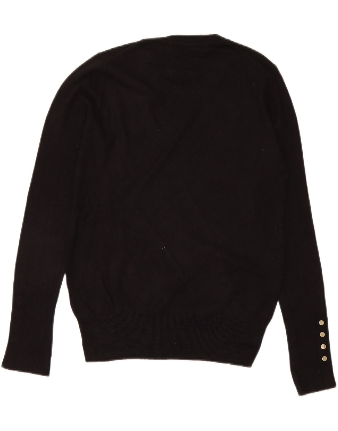 ZARA Womens Crew Neck Jumper Sweater UK 10 Small Black Vintage Zara and Second-Hand Zara from Messina Hembry 