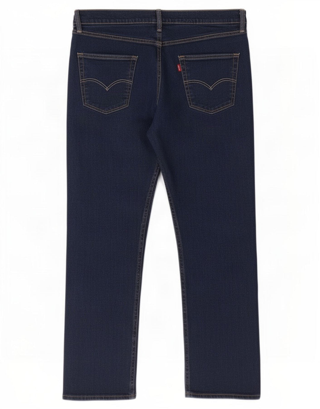 Jeans dritti da uomo Levi's W36 L30 in cotone blu navy