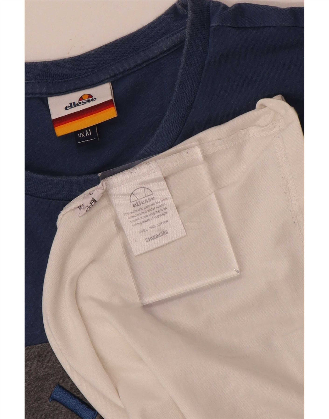 T-shirt grafica da uomo Ellesse Top in cotone color block medio multicolore