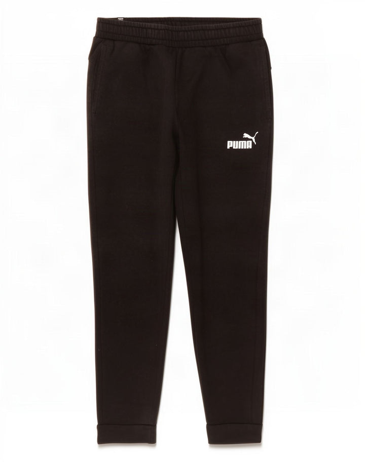 Pantaloni da tuta da uomo Puma Joggers Medium Black Cotton