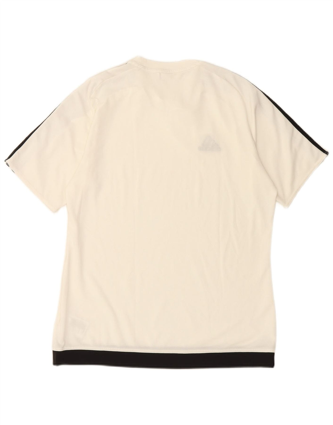 T-shirt ADIDAS da uomo Climalite Top in poliestere color block bianco medio