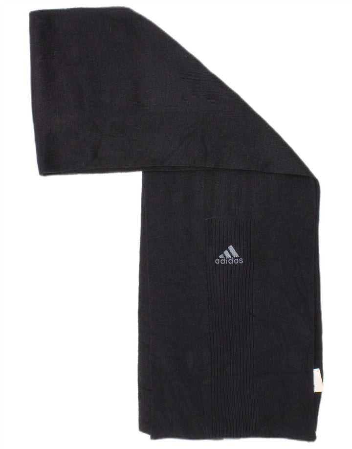 Sciarpa rettangolare da uomo Adidas, taglia unica, in acrilico blu navy