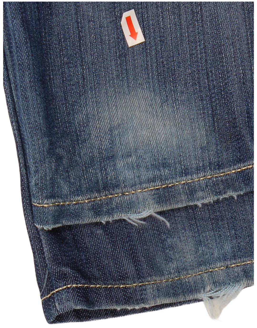 Jeans GUESS Pismo Straight da donna W31 L33 in cotone blu