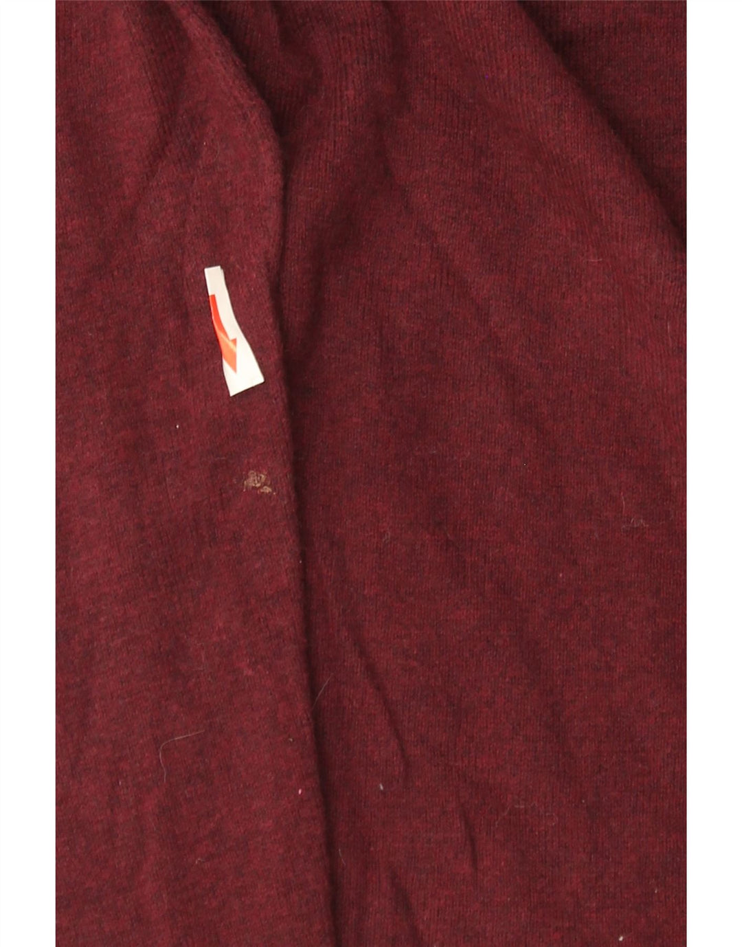 Maglione da uomo girocollo Superdry in cotone bordeaux medio