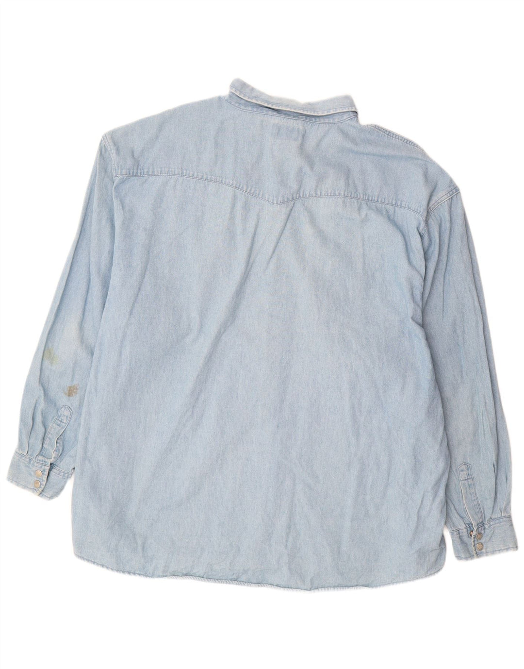 JOHN BANER Camicia di jeans da uomo 3XL Cotone blu